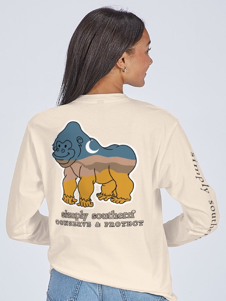 Simply Southern Gorilla Tracker Mountain - Adult & Kids T-Shirts, Sweatshirts & Hoodies apparel design preview 1
