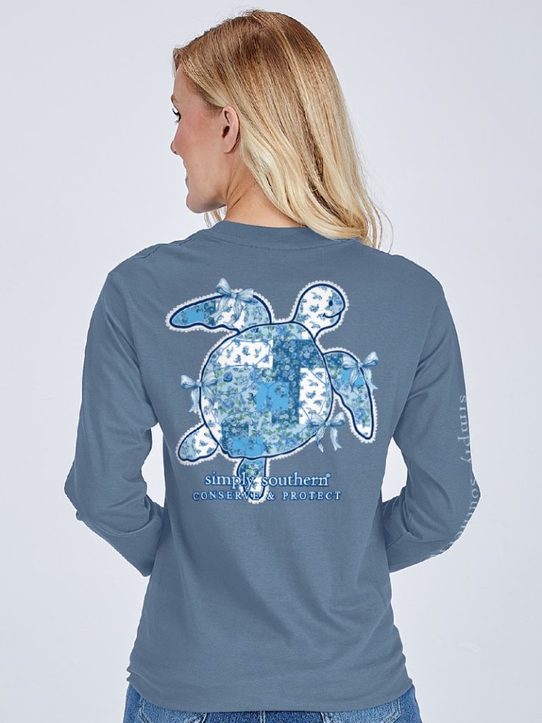 Simply Southern Turtle Tracker Floral - Adult & Kids T-Shirts, Sweatshirts & Hoodies apparel design preview 1
