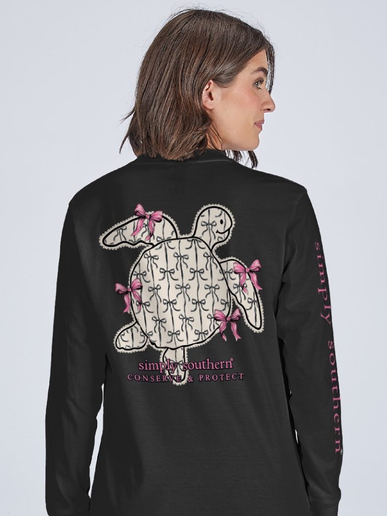 Simply Southern Turtle Tracker Ribbon - Adult & Kids T-Shirts, Sweatshirts & Hoodies apparel design preview 1