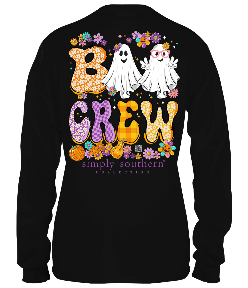 Simply Southern Boo Crew Halloween - Adult & Kids T-Shirts, Sweatshirts & Hoodies apparel design preview 1