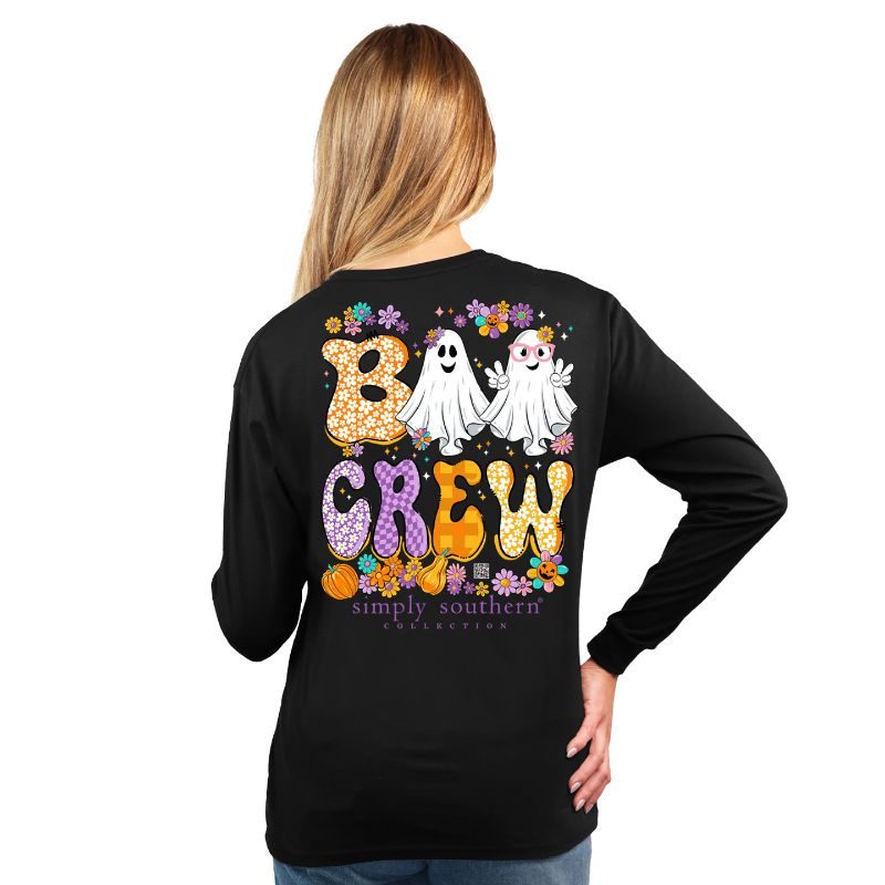 Simply Southern Boo Crew Halloween - Adult & Kids T-Shirts, Sweatshirts & Hoodies apparel design preview 2