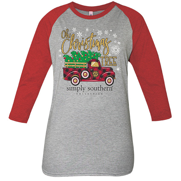 Simply Southern Christmas Tree Truck Holiday - Adult & Kids T-Shirts, Sweatshirts & Hoodies apparel design preview 2