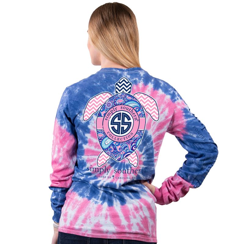 SALE Simply Southern Paisley Turtle Tie Dye - Adult & Kids T-Shirts, Sweatshirts & Hoodies apparel design preview 1