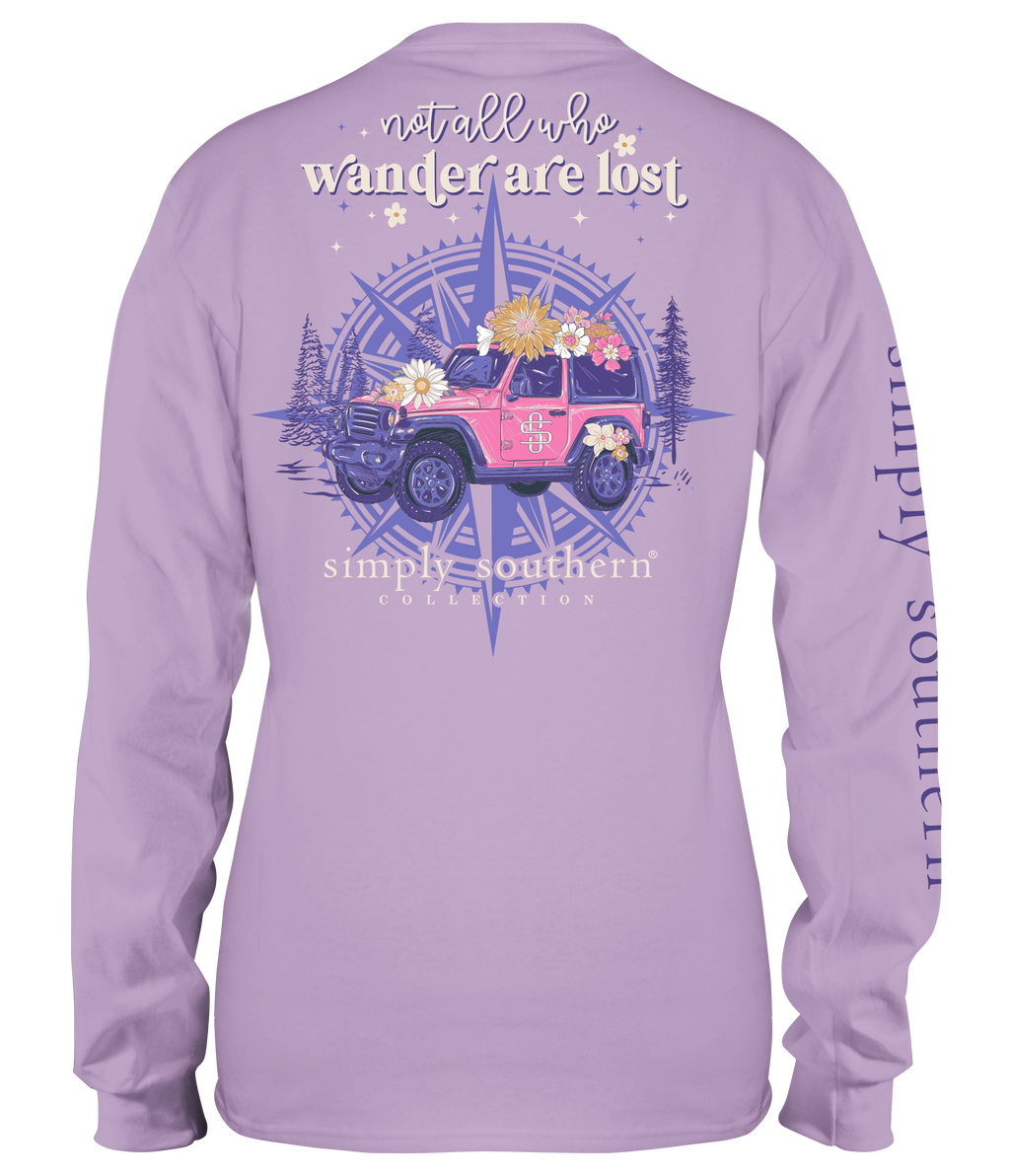 SALE Simply Southern All Who Wander - Adult & Kids T-Shirts, Sweatshirts & Hoodies apparel design preview 1