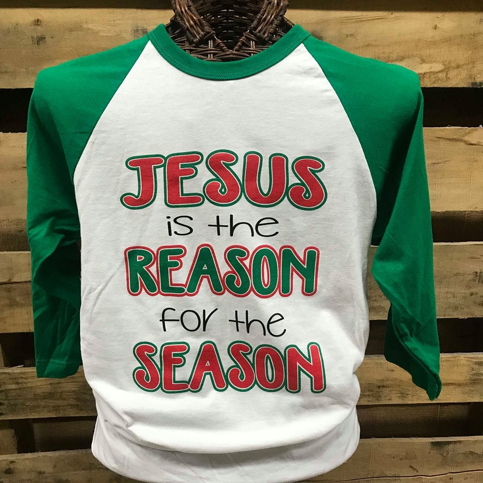 Southern Chics Jesus is the Reason for Season - Adult & Kids T-Shirts, Sweatshirts & Hoodies apparel design preview 1