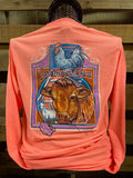 Southern Chics Apparel Cow with Chicken Comfort - Adult & Kids T-Shirts, Sweatshirts & Hoodies apparel design preview 1