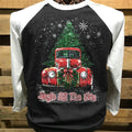 Southern Chics Jingle All the Way Christmas Car - Adult & Kids T-Shirts, Sweatshirts & Hoodies apparel design preview 1