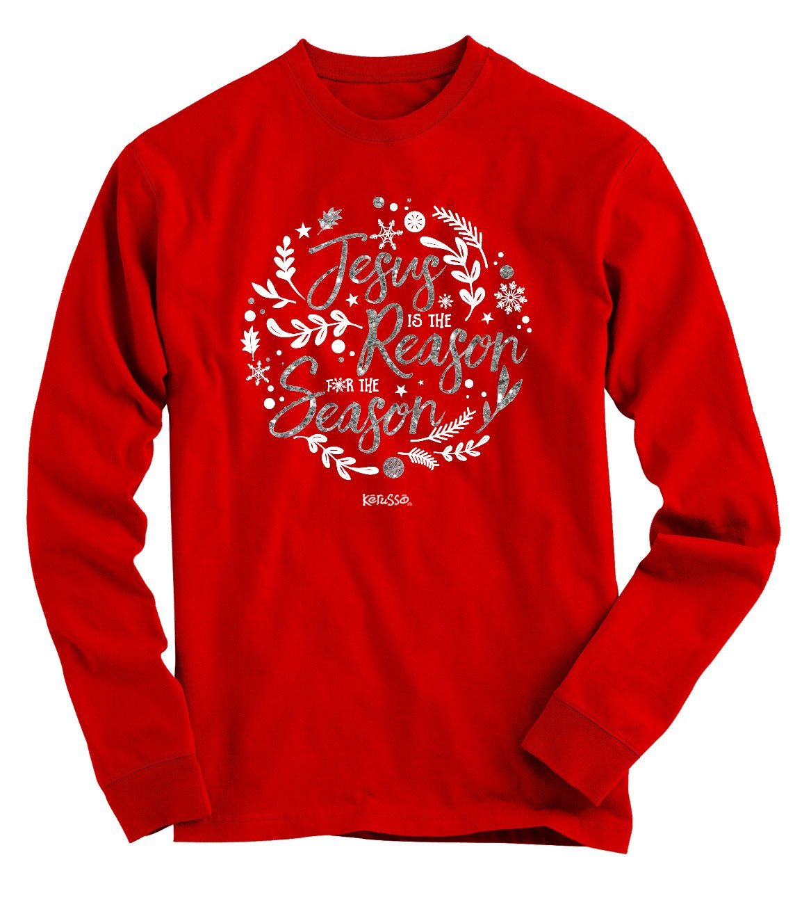 Cherished Girl Jesus is the Reason for Season - Adult & Kids T-Shirts, Sweatshirts & Hoodies apparel design preview 2