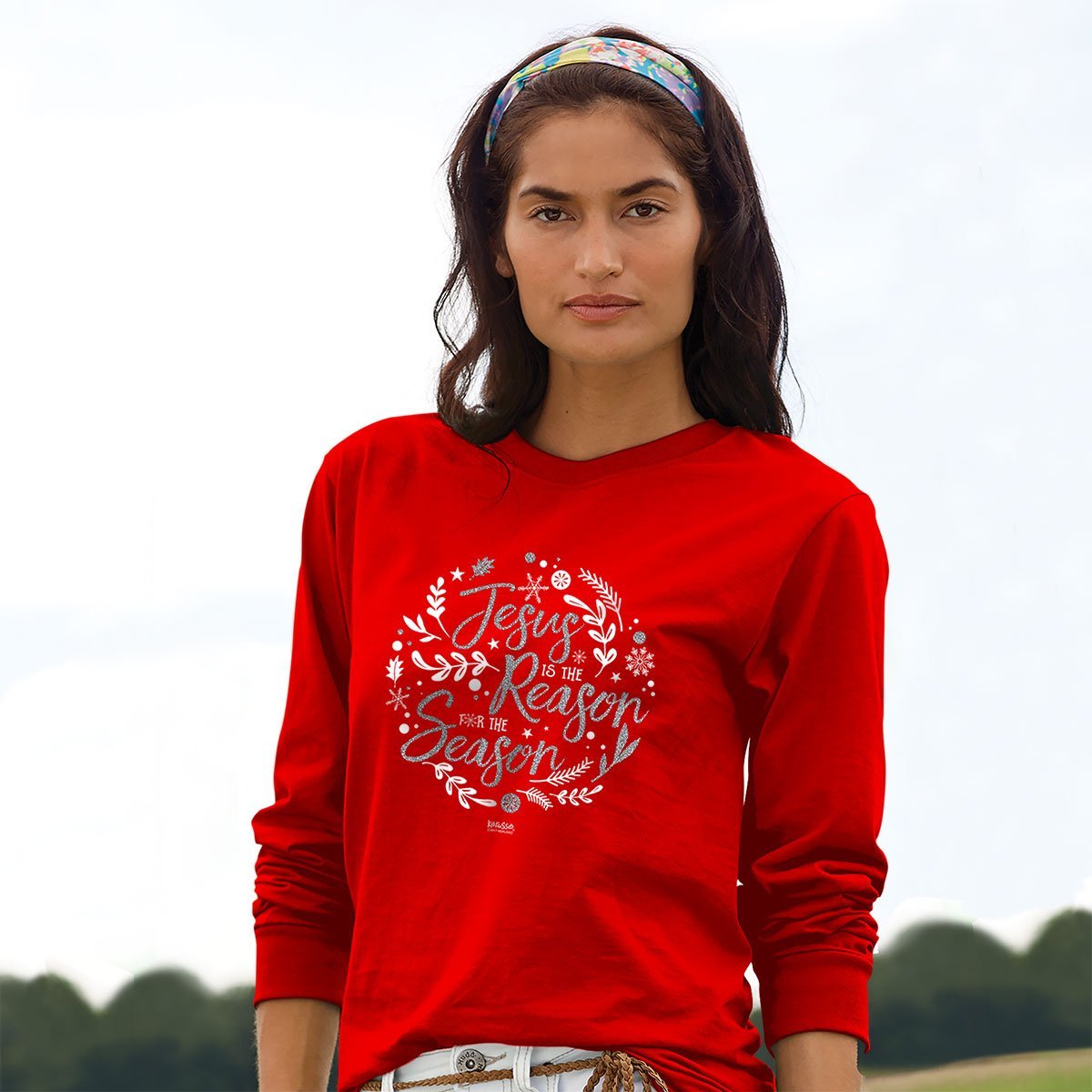 Cherished Girl Jesus is the Reason for Season - Adult & Kids T-Shirts, Sweatshirts & Hoodies apparel design preview 1