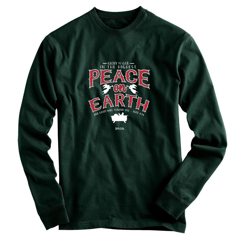 Cherished Girl Peace on Earth Christmas Christian - Adult & Kids T-Shirts, Sweatshirts & Hoodies apparel design preview 1