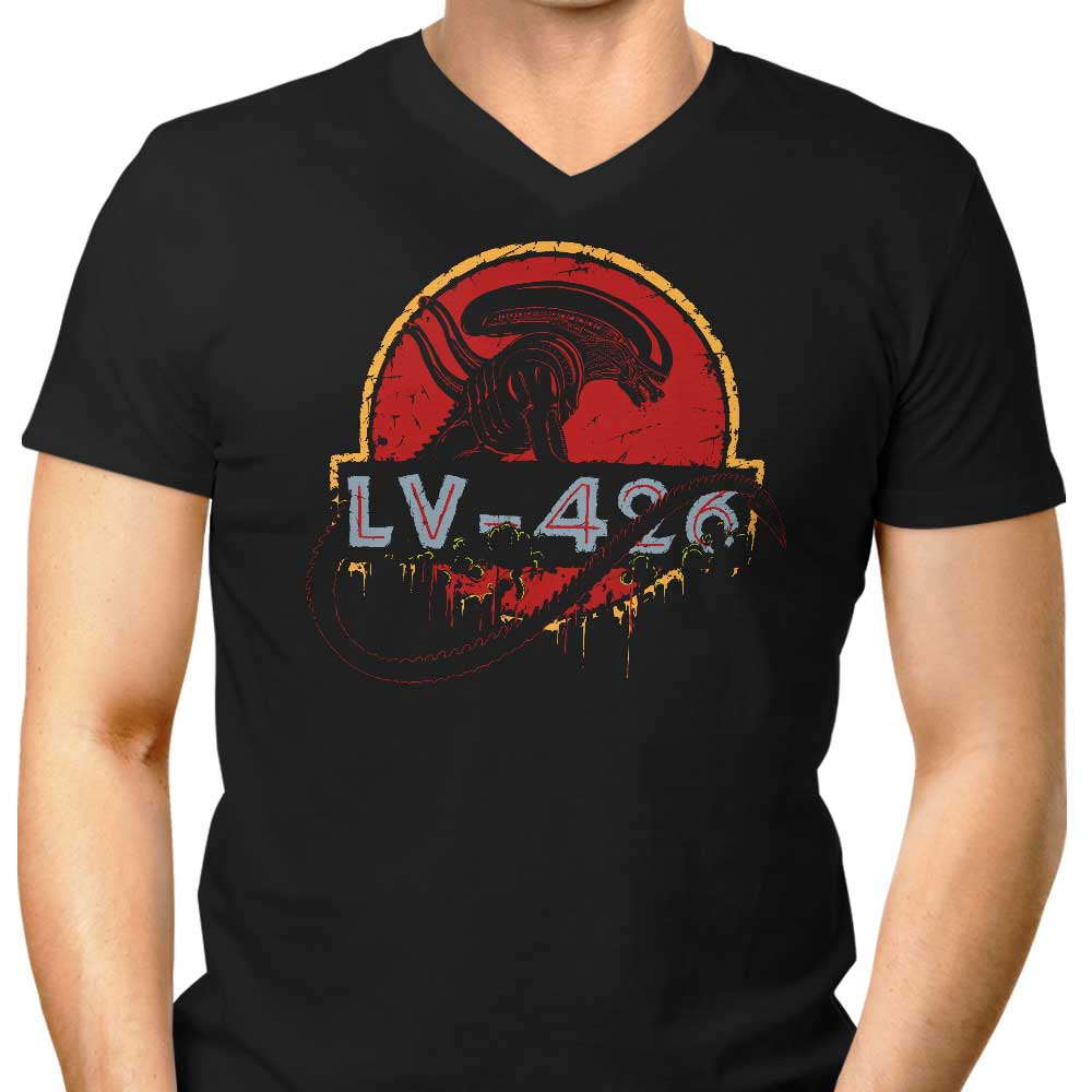LV-426 Men's V-Neck - Adult & Kids T-Shirts, Sweatshirts & Hoodies apparel design preview 1