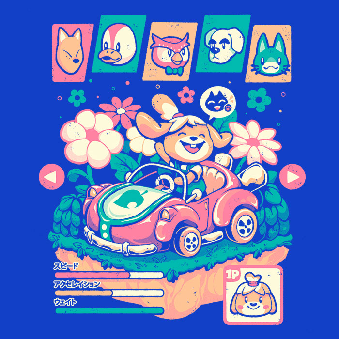 La Belle Kart - Adult & Kids T-Shirts, Sweatshirts & Hoodies apparel design preview 2