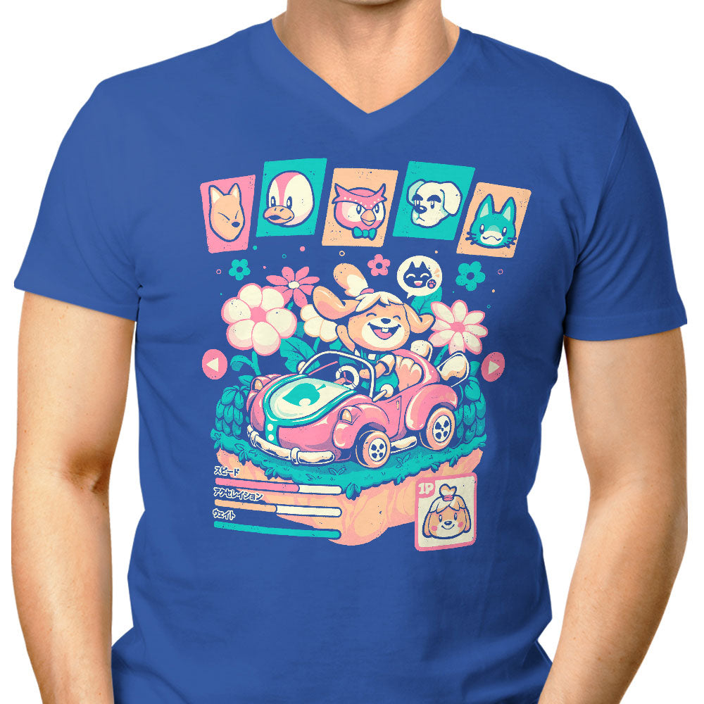 La Belle Kart Men's V-Neck - Adult & Kids T-Shirts, Sweatshirts & Hoodies apparel design preview 1