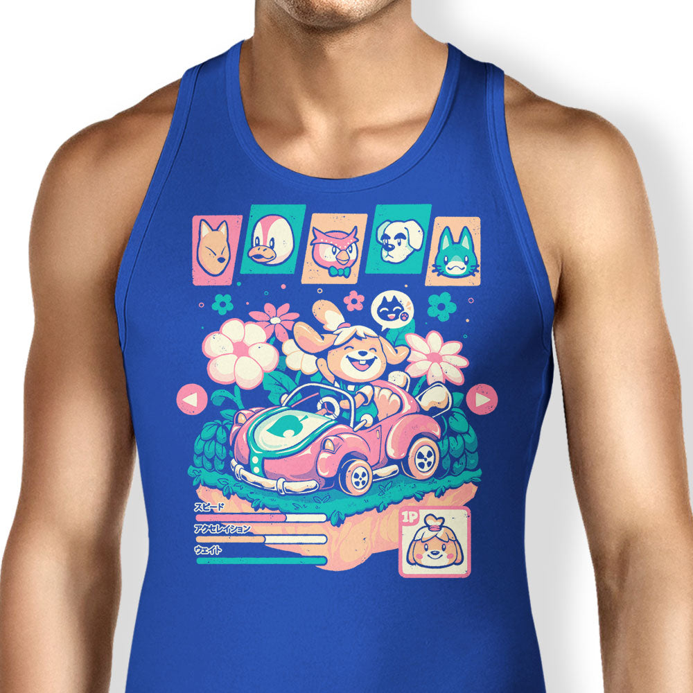 La Belle Kart Tank Top - Adult & Kids T-Shirts, Sweatshirts & Hoodies apparel design preview 1