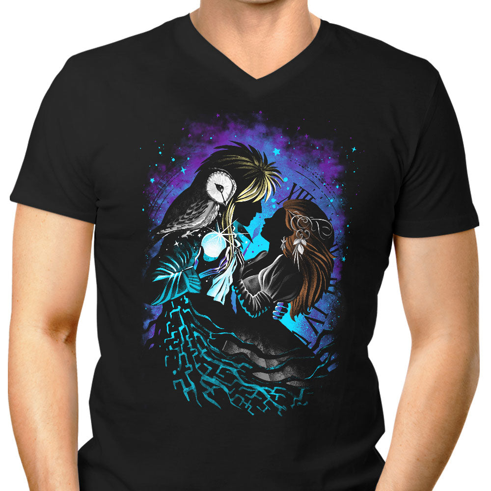 Labyrinth Love Men's V-Neck - Adult & Kids T-Shirts, Sweatshirts & Hoodies apparel design preview 1