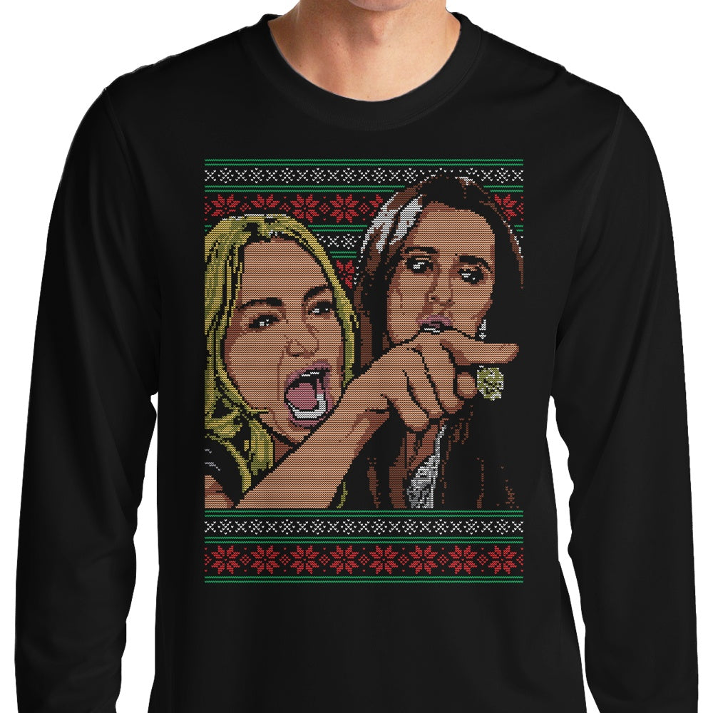 Ladies Yelling Sweater - Adult & Kids T-Shirts, Sweatshirts & Hoodies apparel design preview 1