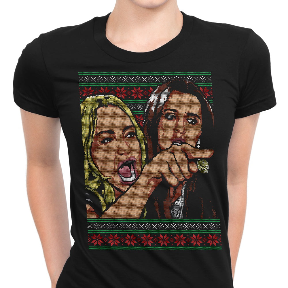 Ladies Yelling Sweater Women's Apparel - Adult & Kids T-Shirts, Sweatshirts & Hoodies apparel design preview 1