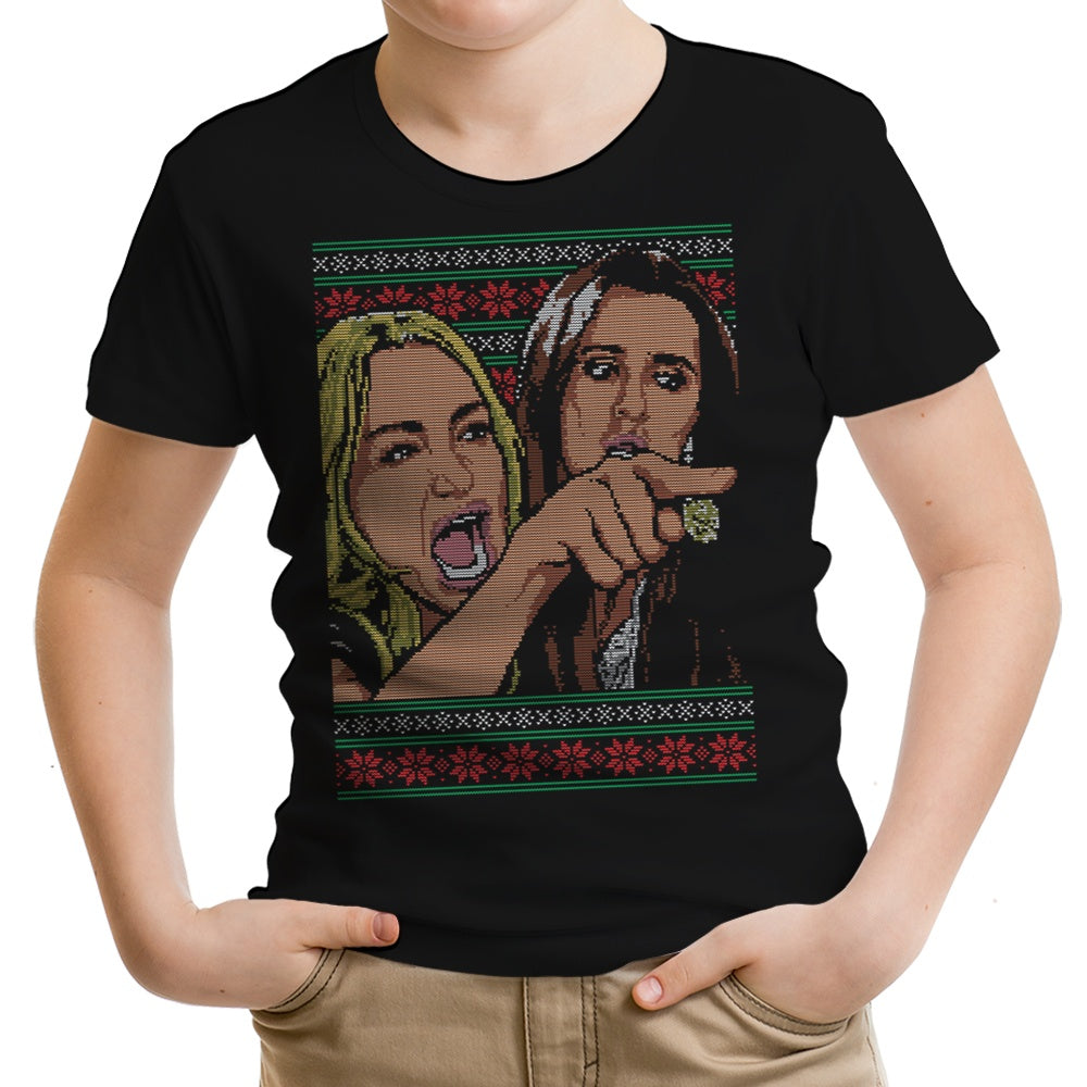 Ladies Yelling Sweater Youth Apparel - Adult & Kids T-Shirts, Sweatshirts & Hoodies apparel design preview 1