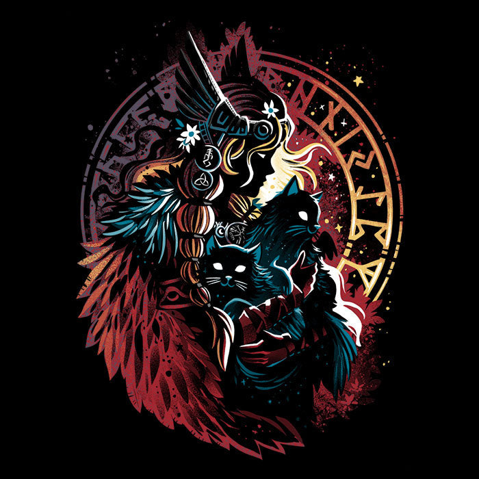 Lady of the Vanir Men's Apparel - Adult & Kids T-Shirts, Sweatshirts & Hoodies apparel design preview 2
