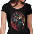 Lady of the Vanir Women's V-Neck - Adult & Kids T-Shirts, Sweatshirts & Hoodies apparel design preview 1