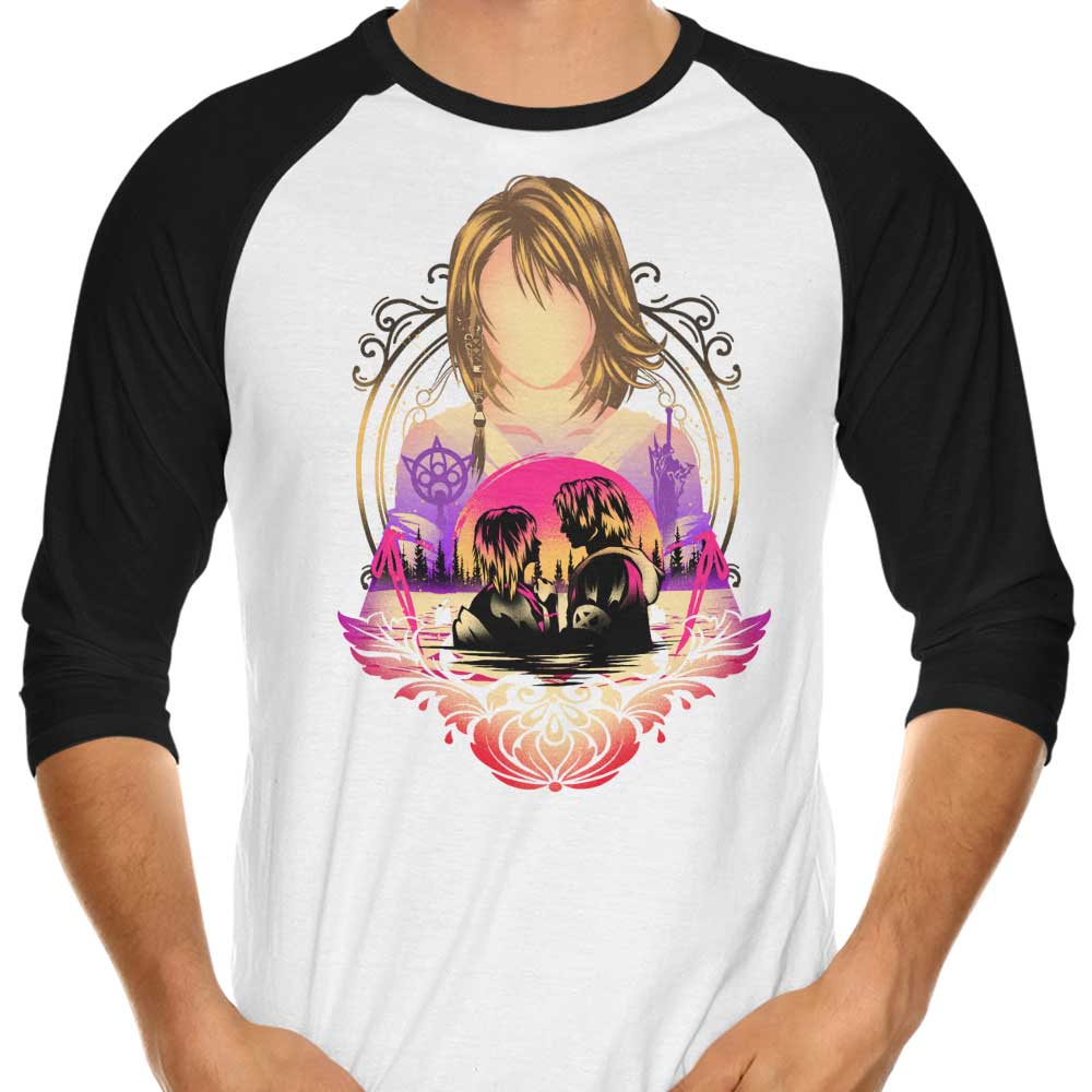Lady Summoner 3/4 Sleeve Raglan - Adult & Kids T-Shirts, Sweatshirts & Hoodies apparel design preview 1