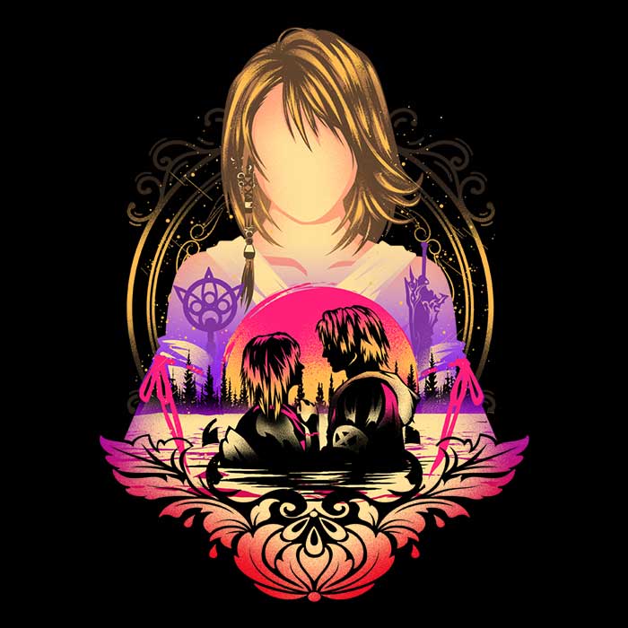Lady Summoner - Adult & Kids T-Shirts, Sweatshirts & Hoodies apparel design preview 2