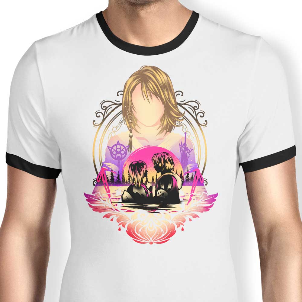 Lady Summoner Ringer - Adult & Kids T-Shirts, Sweatshirts & Hoodies apparel design preview 1