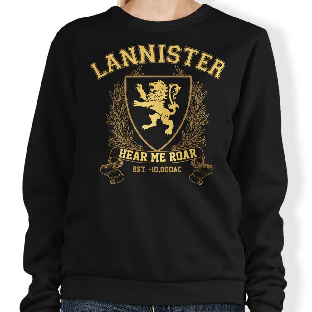 Lannister University - Adult & Kids T-Shirts, Sweatshirts & Hoodies apparel design preview 1