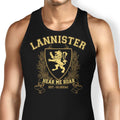 Lannister University Tank Top - Adult & Kids T-Shirts, Sweatshirts & Hoodies apparel design preview 1