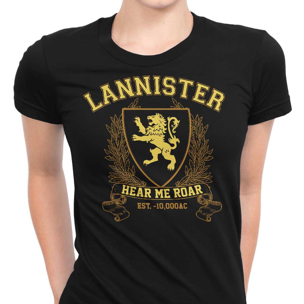 Lannister University Women's Apparel - Adult & Kids T-Shirts, Sweatshirts & Hoodies apparel design preview 1