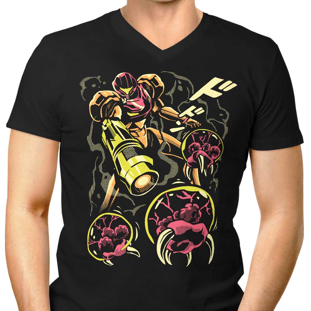 Larva Swarm Men's V-Neck - Adult & Kids T-Shirts, Sweatshirts & Hoodies apparel design preview 1