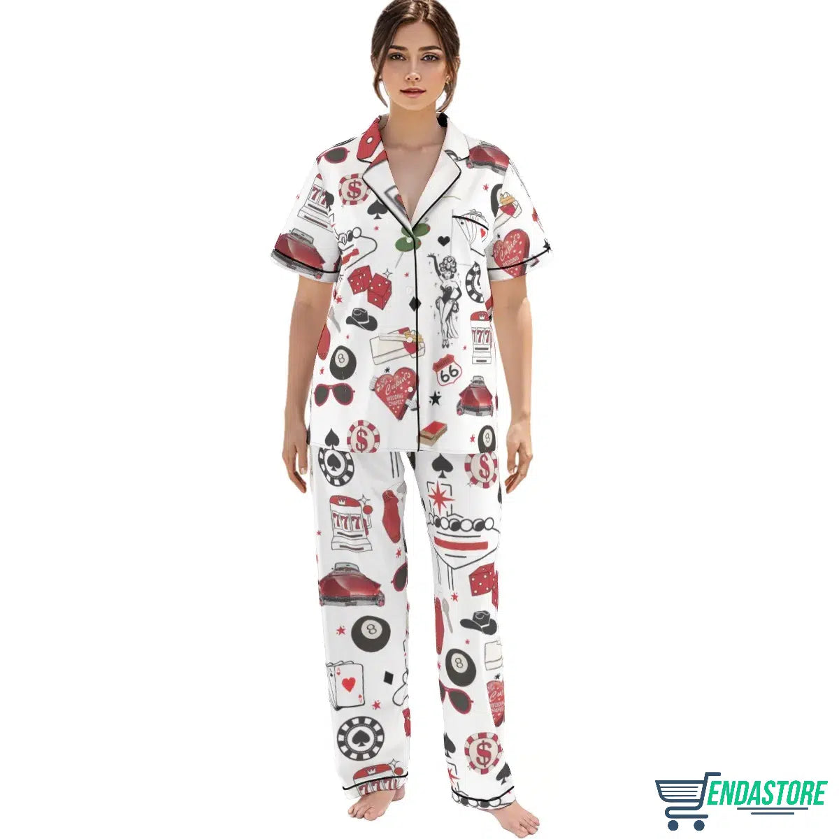 Las Vegas Dice Martini Casino Pajama Set product image 2