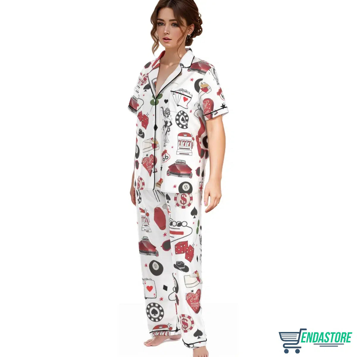 Las Vegas Dice Martini Casino Pajama Set product image 3