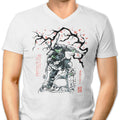 Last Ronin Sumi-e Men's V-Neck - Adult & Kids T-Shirts, Sweatshirts & Hoodies apparel design preview 1