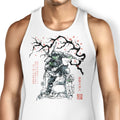 Last Ronin Sumi-e Tank Top - Adult & Kids T-Shirts, Sweatshirts & Hoodies apparel design preview 1