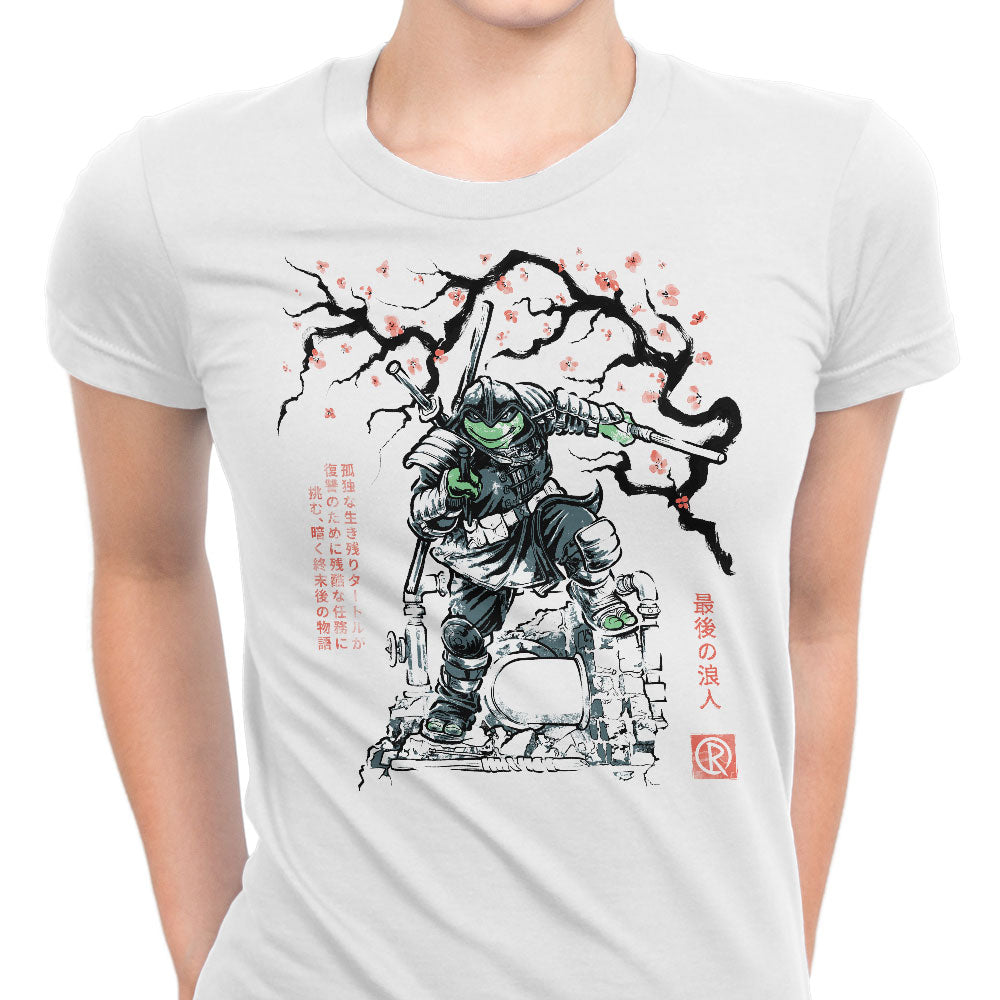 Last Ronin Sumi-e Women's Apparel - Adult & Kids T-Shirts, Sweatshirts & Hoodies apparel design preview 2