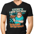 Lava Chicken Men's V-Neck - Adult & Kids T-Shirts, Sweatshirts & Hoodies apparel design preview 1
