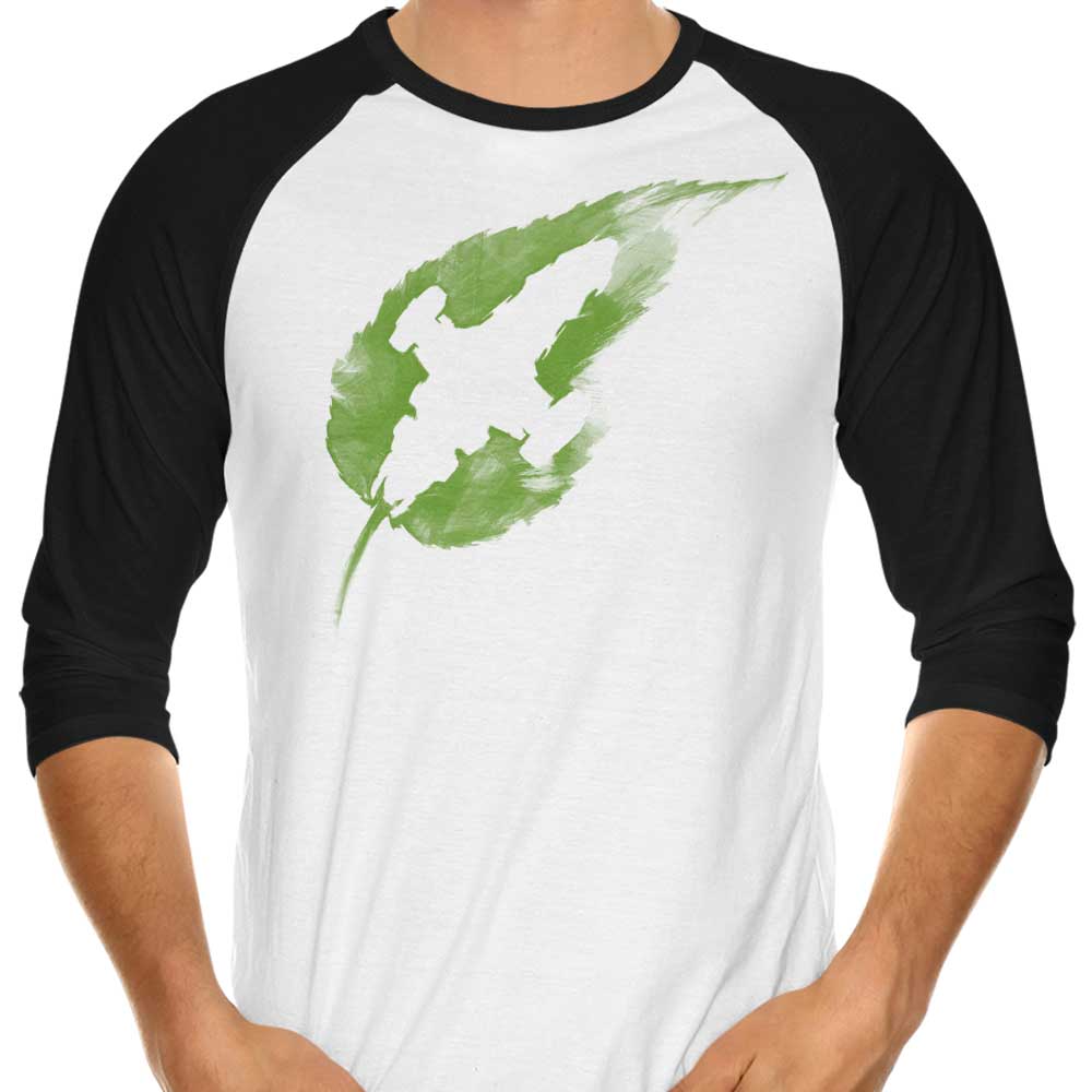 Leaf on the Wind 3/4 Sleeve Raglan - Adult & Kids T-Shirts, Sweatshirts & Hoodies apparel design preview 1