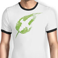 Leaf on the Wind Ringer - Adult & Kids T-Shirts, Sweatshirts & Hoodies apparel design preview 1