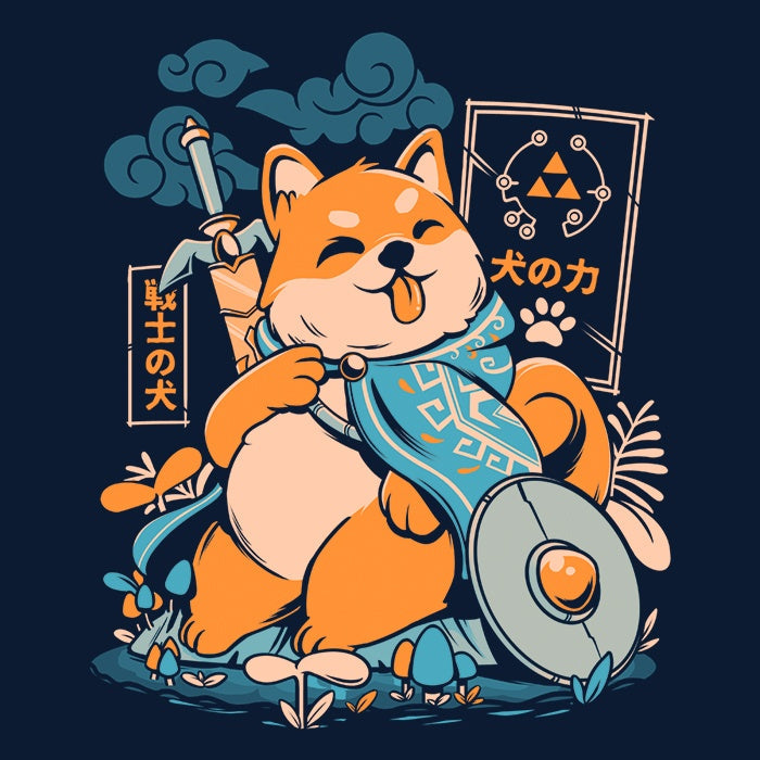 Legend of Dog (Alt) Coasters - Adult & Kids T-Shirts, Sweatshirts & Hoodies apparel design preview 1