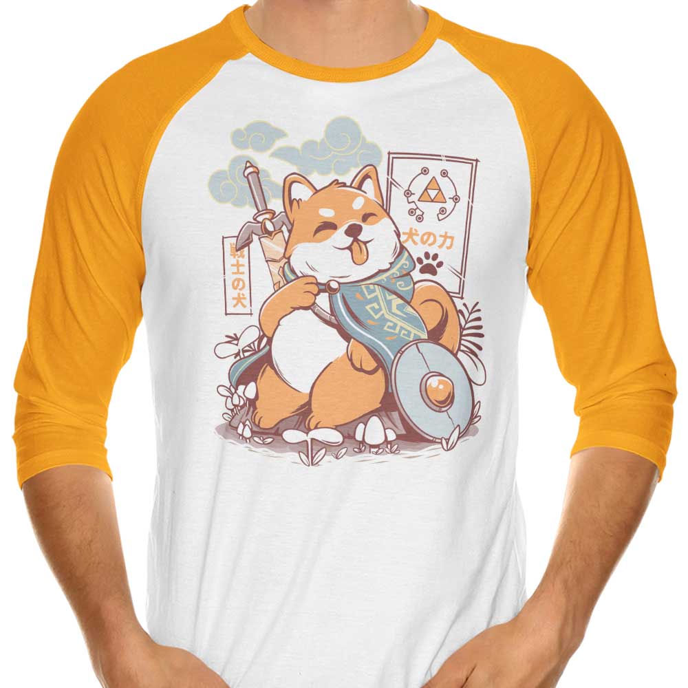 Legend of Dog 3/4 Sleeve Raglan - Adult & Kids T-Shirts, Sweatshirts & Hoodies apparel design preview 1