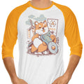 Legend of Dog 3/4 Sleeve Raglan - Adult & Kids T-Shirts, Sweatshirts & Hoodies apparel design preview 1