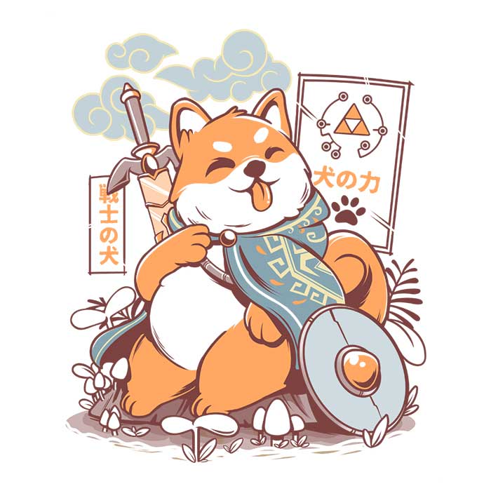 Legend of Dog - Adult & Kids T-Shirts, Sweatshirts & Hoodies apparel design preview 2