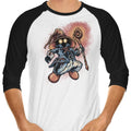 Legend of the Black Mage 3/4 Sleeve Raglan - Adult & Kids T-Shirts, Sweatshirts & Hoodies apparel design preview 1