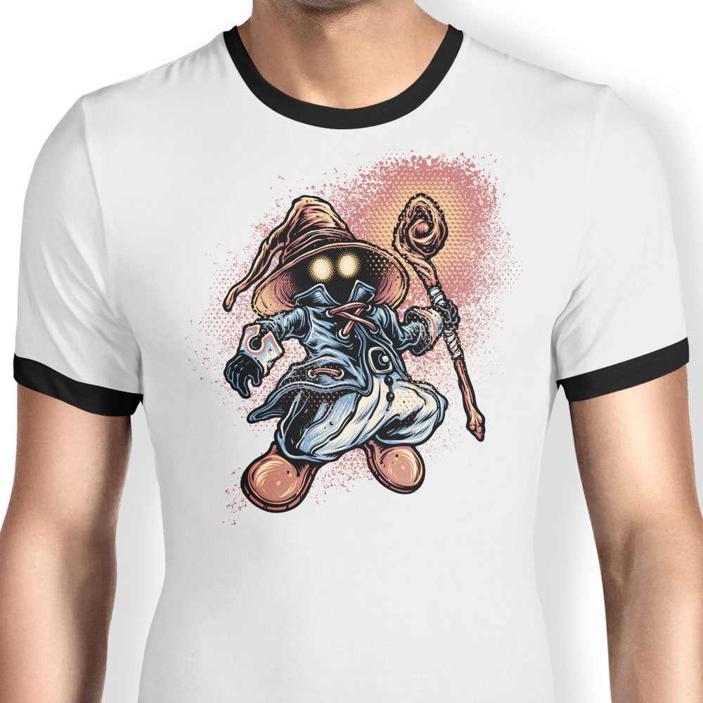 Legend of the Black Mage Ringer - Adult & Kids T-Shirts, Sweatshirts & Hoodies apparel design preview 1
