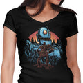 Legend of the Gentle Giant Women's V-Neck - Adult & Kids T-Shirts, Sweatshirts & Hoodies apparel design preview 1