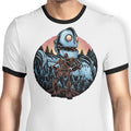 Legend of the Gentle Giant Ringer - Adult & Kids T-Shirts, Sweatshirts & Hoodies apparel design preview 1