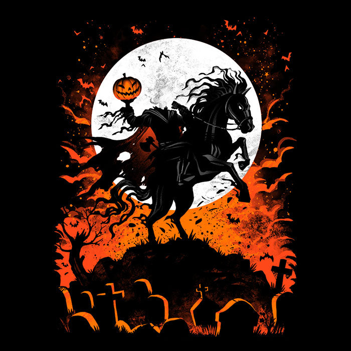 Legend of the Headless Horseman - Adult & Kids T-Shirts, Sweatshirts & Hoodies apparel design preview 2