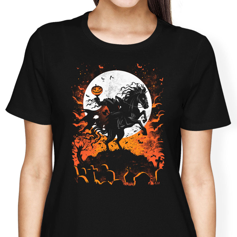 Legend of the Headless Horseman Women's Apparel - Adult & Kids T-Shirts, Sweatshirts & Hoodies apparel design preview 1