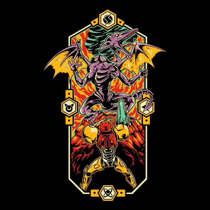 Legend of the Space Dragon Men's Apparel - Adult & Kids T-Shirts, Sweatshirts & Hoodies apparel design preview 2